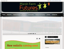 Tablet Screenshot of marshfarmfutures.co.uk